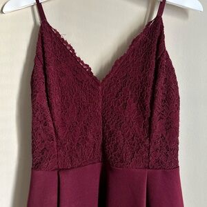 Red cocktail dress Charlotte Russe